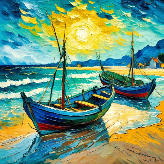 van Gogh Fischerboote