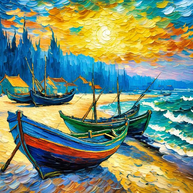 van Gogh Fischerboote