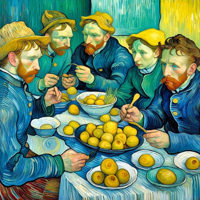 van Gogh die Kartoffelesser