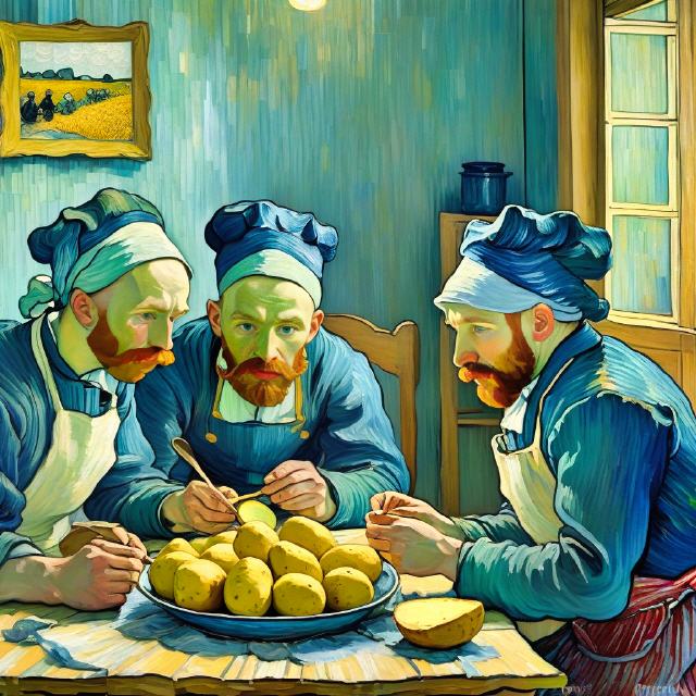 van Gogh die Kartoffelesser