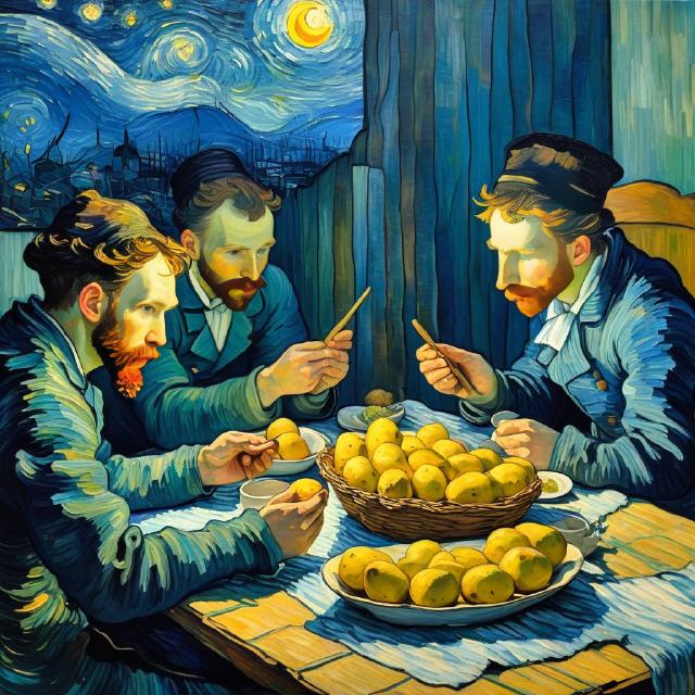 van Gogh die Kartoffelesser