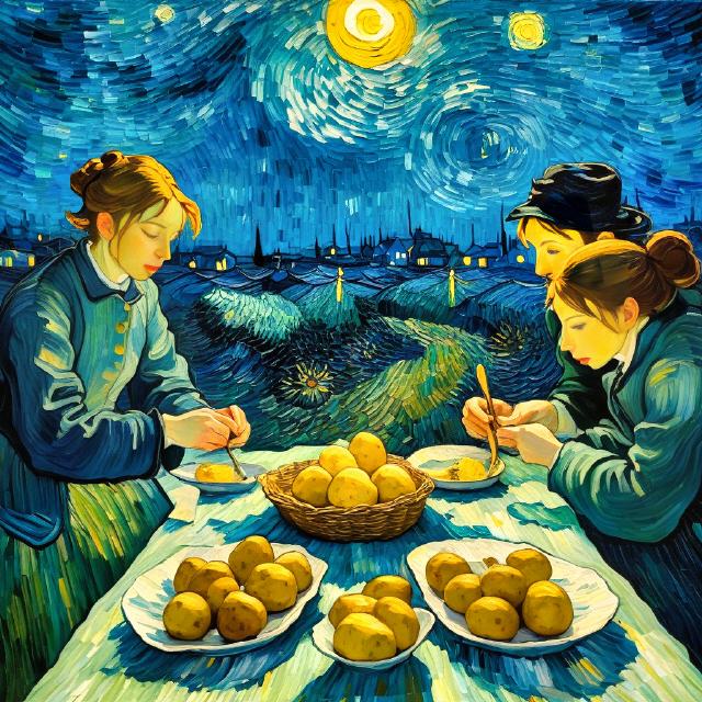 van Gogh die Kartoffelesser