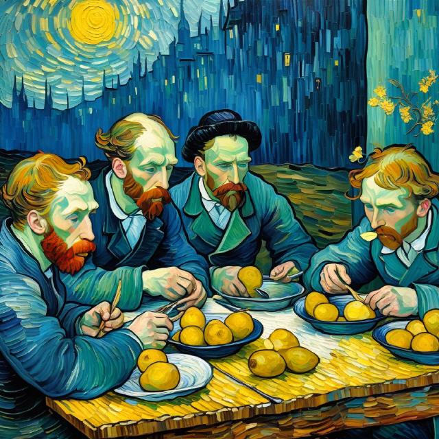 van Gogh die Kartoffelesser