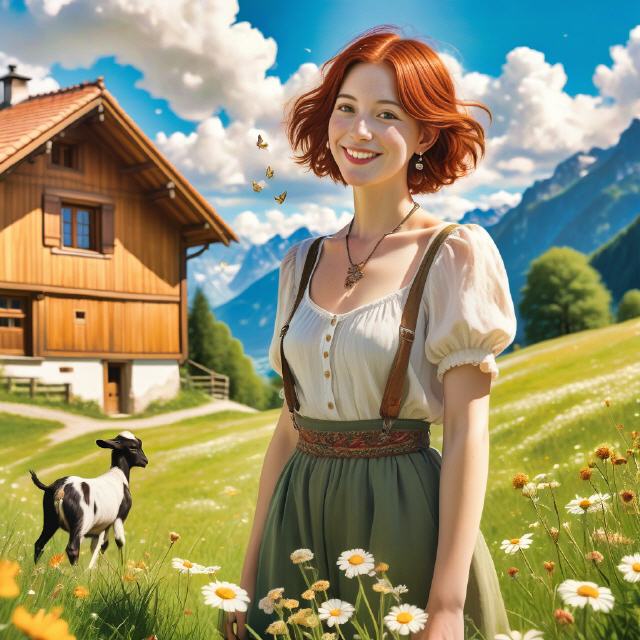 Beatrice auf der Alp