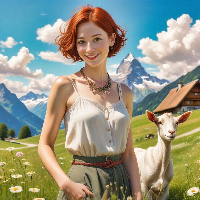 Beatrice auf der Alp