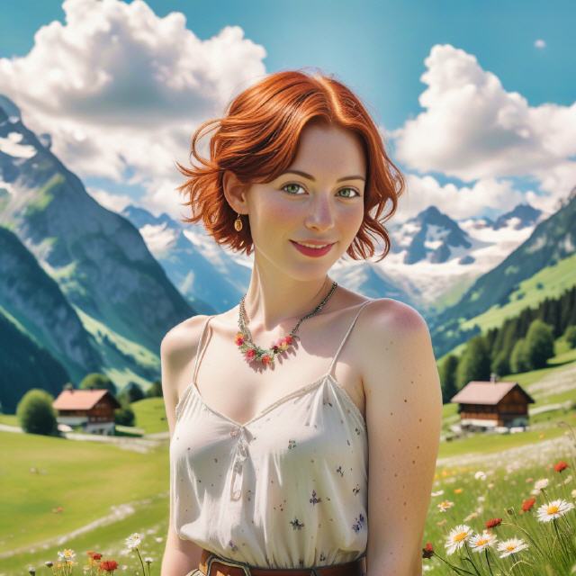 Beatrice auf der Alp