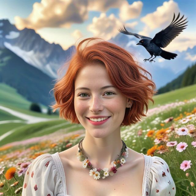 Beatrice auf der Alp