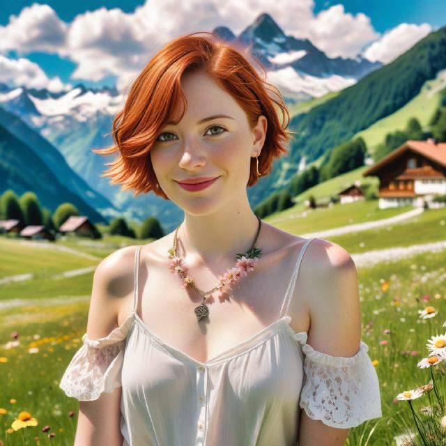 Beatrice auf der Alp