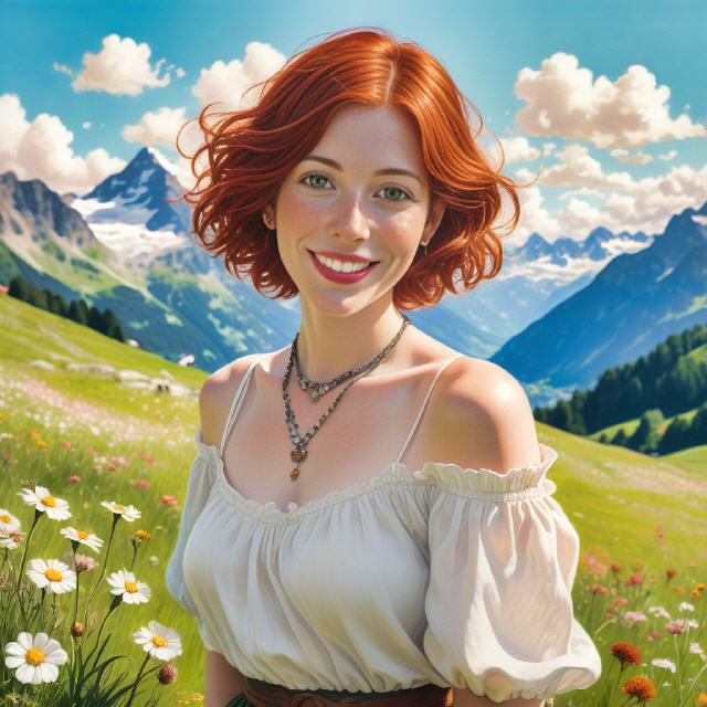 Beatrice auf der Alp