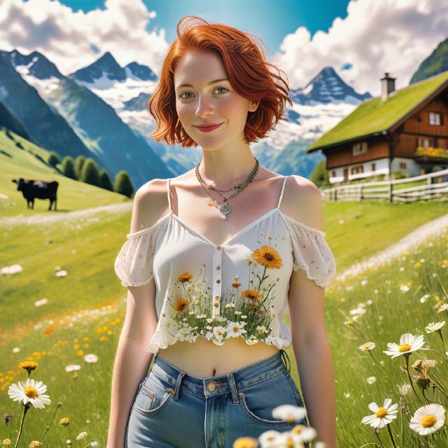 Beatrice auf der Alp