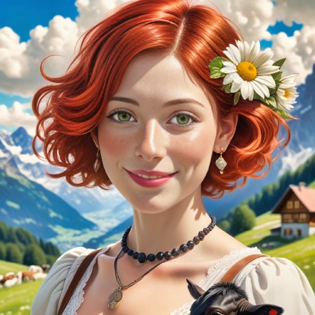 Beatrice auf der Alp