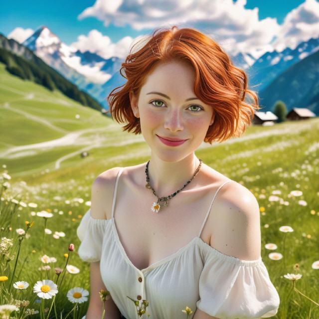 Beatrice auf der Alp