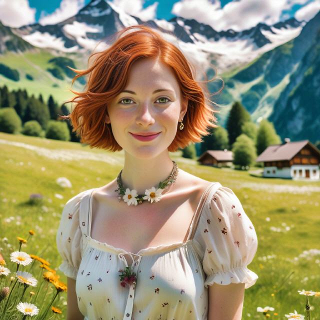 Beatrice auf der Alp